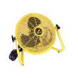 Hunter Jan Fan Industrial Workstation Fan - 3 Speed 12”  – Yellow - JF-12F-Y
