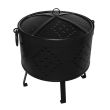 Buck Stove 18" Round Wood Burning Fire Pit - Black