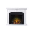 Napoleon The Taylor Electric Fireplace Mantel Package - NEFP33-0214W  - Front View 2