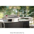 Memphis Grills Elite 8 Ft. Pellet Grill BBQ Island- MGELITEISL- Bar
