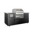 Memphis Grills Elite 8 Ft. Pellet Grill BBQ Island- MGELITEISL- Below