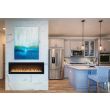 Napoleon Alluravision 50 Slimline Electric Fireplace - NEFL50CHS - Lifestyle
