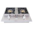 Lion Stainless Steel Drop In Gas Double Side Burner