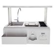 Lion 30-Inch Stainless Steel Built-In Bar Center with Top Shelf