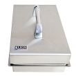 Lion Stainless Steel Drop In Gas Single Side Burner - with cover on
