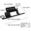 Fireplace Large Wood Burning Grate Heater - GWH2422