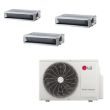 LG 30,000 BTU 3 Zone Concealed Duct Mini Split System - KUMXB301A / 3-KNMKB121A