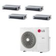 LG 30,000 BTU 4 Zone Concealed Duct Mini Split System - KUMXA301A / 3-KNMKB091A / KNMKB121A