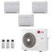 LG 24,000 BTU 3 Zone Low Wall Console Ductless Mini Split System - KUMXA241A / 2-KNUQB091A / KNUQB121A