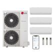 LG 60,000 BTU 3 Zone Wall Mount Mini Split System - KUMXB601A / 3-KNMAB151A