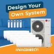 LG 5 Zone Mini Split System - Design Your Own R32