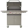 Bull 30-Inch Lonestar Grill Cart LP 4 Burner Lights - 87002