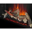Napoleon Cineview 36" Built-In Electric Fireplace with Remote, Heater, Logs, Glass Media & Black Shelf for 120V - NEFB36H-BS-2