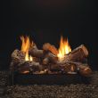 Empire 36" Vail Vent-Free Multi-Sided Fireplace OR Peninsula and See-Through - Rock Creek Logs Set - Front View