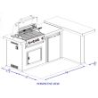 Bull Luxury Q BBQ Island- 31026