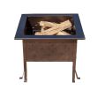 Buck Stove 18" Square Wood Burning Fire Pit - bronze