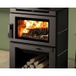 Osburn Matrix Wood Stove with Blower - 28" - black side
