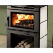 Osburn Matrix Wood Stove with Blower - 28" - white side