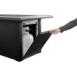 The Outdoor Greatroom Monte Carlo Linear Gas Fire Pit Table - MCR-1242-BLK-K
