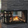 Kingsman 42" 3-Sided Direct Vent Gas Fireplace with AFUE High Heat Rating - MCVP42H
