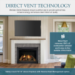 Majestic Meridian 36" Direct Vent Gas Fireplace - MERID36
