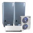 48,000 BTU 21.8 SEER2 ACiQ  3-Zone Wall Mounted Mini Split System w/ Central Air Handler - 12+18+18 - ACIQ-48Z-HH-M5B / ACiQ-12W-HH-MC/ ACiQ-18AHB-HH-M-2