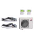28,600 BTU M-Series Dual Zone Ducted System | 12k + 18k
