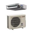 Mitsubishi 18,000 BTU 19 SEER Single Zone Heat Pump System - Concealed Duct