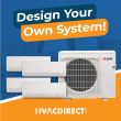 Mitsubishi Quad Zone Mini Split System - Design Your Own R454B