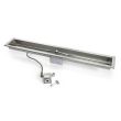 HPC 48 -Inch  Match Lit Trough Burner  Gas Fire Pit Kit - MLFPK48 TRGH-FLEX