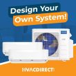 MRCOOL Design Your Own Dual Zone Heat Pump System R454B