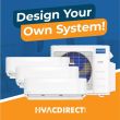 MRCOOL Design Your Own Tri Zone Heat Pump System R454B