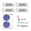 48,000-BTU-MRCOOL-DIY-5th-Gen-21.8-SEER2-Quad-Zone-Ceiling-Cassette-Mini-Split-Heat-Pump-System-R454B-|-230V-6-6-6-6-DIY-MULTI6-48HP-DIYCASSETTE06HP-230-4