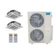 MRCOOL Olympus 48,000 BTU Ducted Heat Pump Split System Dual Zone Cassette 24 + 24