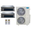 MRCOOL Olympus 48,000 BTU Ducted Heat Pump Split System Dual Zone Concealed Duct 18 + 24
