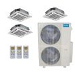 MRCOOL Olympus 48,000 BTU Ducted Heat Pump Split System Tri Zone Cassette 12 + 12 + 24