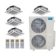MRCOOL Olympus 48,000 BTU Ducted Heat Pump Split System Quad Zone Cassette 12 + 12 + 12 + 12 - MULTI5-48HP230V1 / 4-CASS12HP