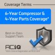 ACiQ Essentials Warranty 6-year compressor & 4-year parts coverage with online registration at ACiQ.com