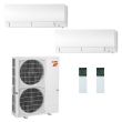42,000 BTU 22 SEER Mitsubishi Dual Zone Mini Split H2i Hyper Heat Pump System 12 + 30 - R410A - MXZ-SM42NAMHZ / MSZ-GS12NA / MSZ-GS30NA