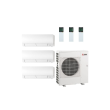 42,000 BTU 19 SEER Mitsubishi Tri Zone Mini Split H2i Hyper Heat Pump System 18+18+18 - R410A