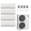 48,000 BTU 23 SEER Mitsubishi Quad Zone Mini Split H2i Hyper Heat Pump System 6 + 12 + 12 + 18 - R410A - MXZ-SM48NAMHZ / MSZ-GS06NA / 2-MSZ-GS12NA / MSZ-GS18NA