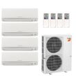 36,000 BTU Mitsubishi GX-Series 4-Zone Mini Split | 23 SEER2, R454B, 6k + 6k + 12k + 15k Units