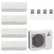 Mitsubishi Design Your Own Quad Zone Heat Pump System - Mitsubishi Quad Zone