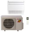 12,000 BTU 25.5 SEER Floor Mounted Mitsubishi Mini-Split H2i Hyper Heat Single Zone Heat Pump - MZ-KJ12NA