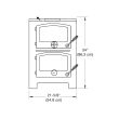 Nectre N350 Wood Burning Stove And Oven -  N350