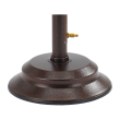 Patio Comfort Natural Gas Portable Patio Heater - Antique Bronze - NPC05AB - base