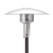 Patio Comfort Natural Gas Portable Patio Heater - Antique Bronze - NPC05AB - close up