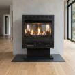 Buck Stove 1127 Vent Free Gas Heating Stove with Pedestal & Blower for Natural Gas