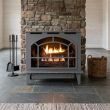 Buck Stove Townsend II Vent Free Gas Heating Stove in Gray for Propane