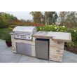 Bull Compact Refrigerator With Recessed Handle - Stainless Steel - 11001 - Lifestyle